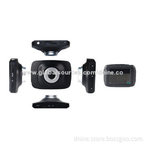 HD 720P Car DVR, Smart Design, Easy Operating/2.4-inch TFT LCD/120 Degrees TFT LCD/Supports G-sensor